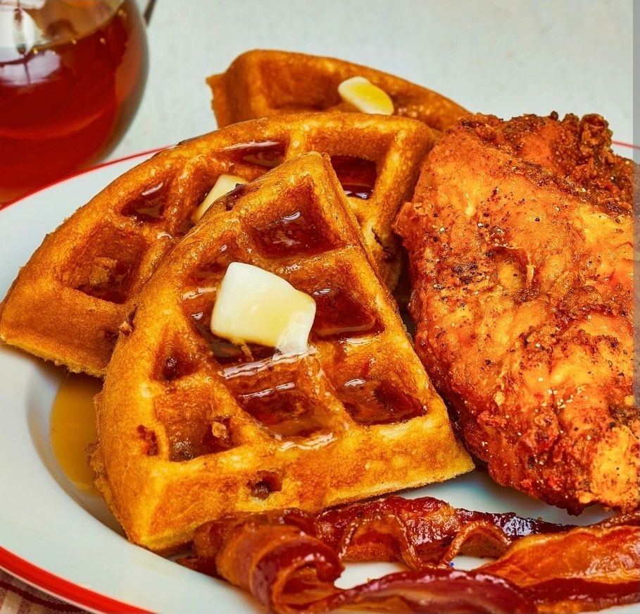 The Chris Brown Chicken an waffles 